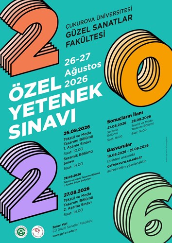 Güzel Sanatlar Fakültesi 2026 - 2027 Özel Yetenek Sınavları 