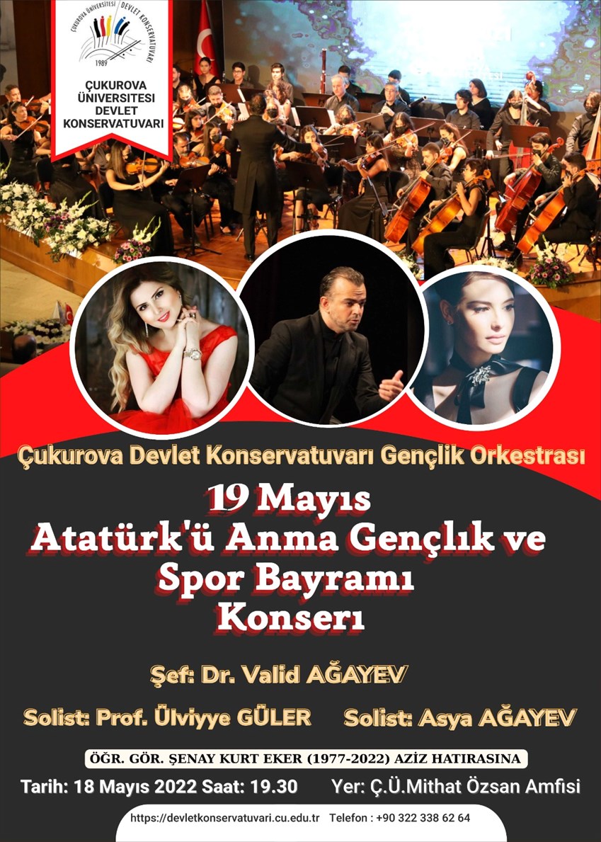 19 Mayıs Atatürk'ü Anma Gençlik ve Spor Bayramı Konseri