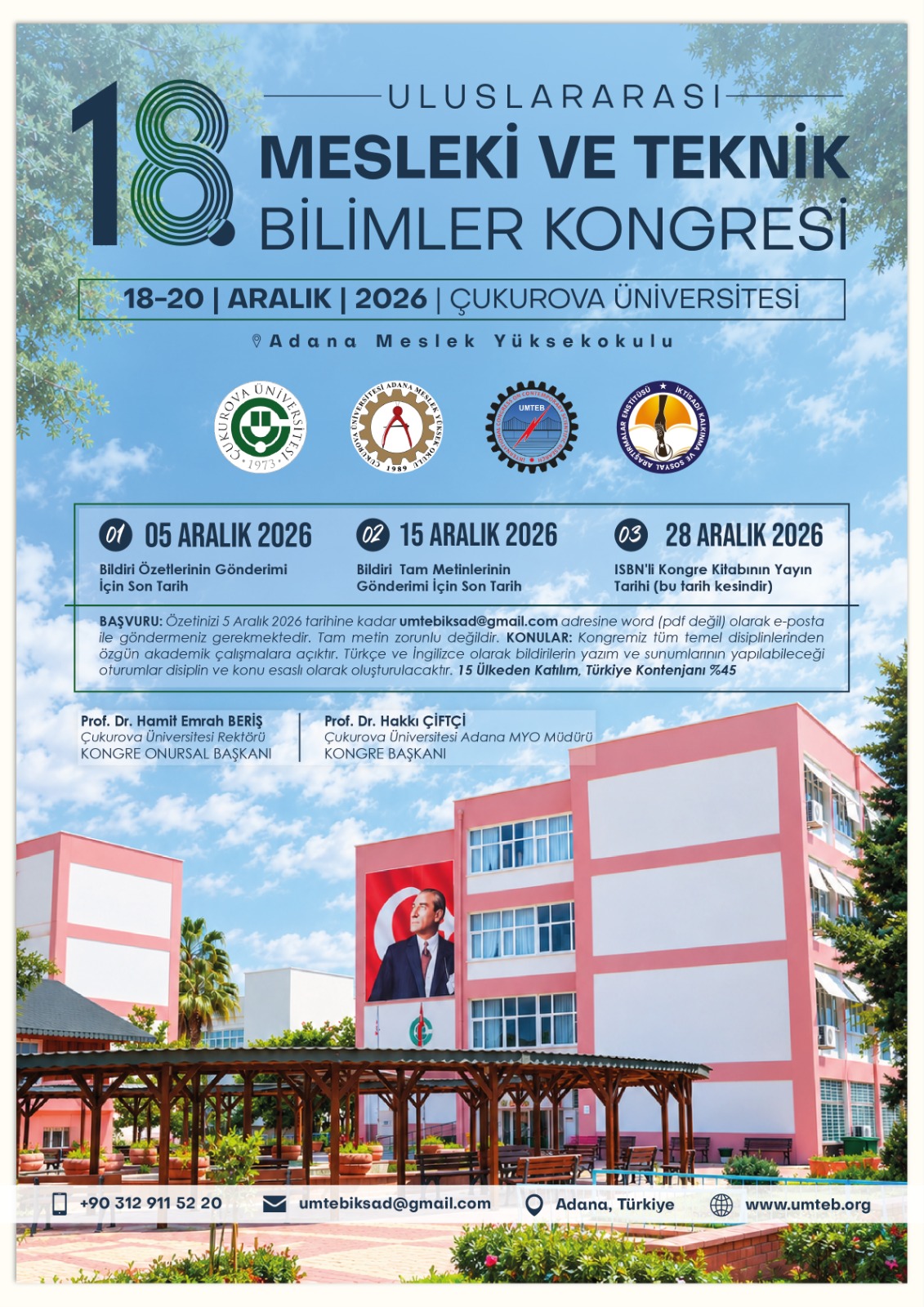 18. Mesleki ve Teknik Bilimler Kongresi