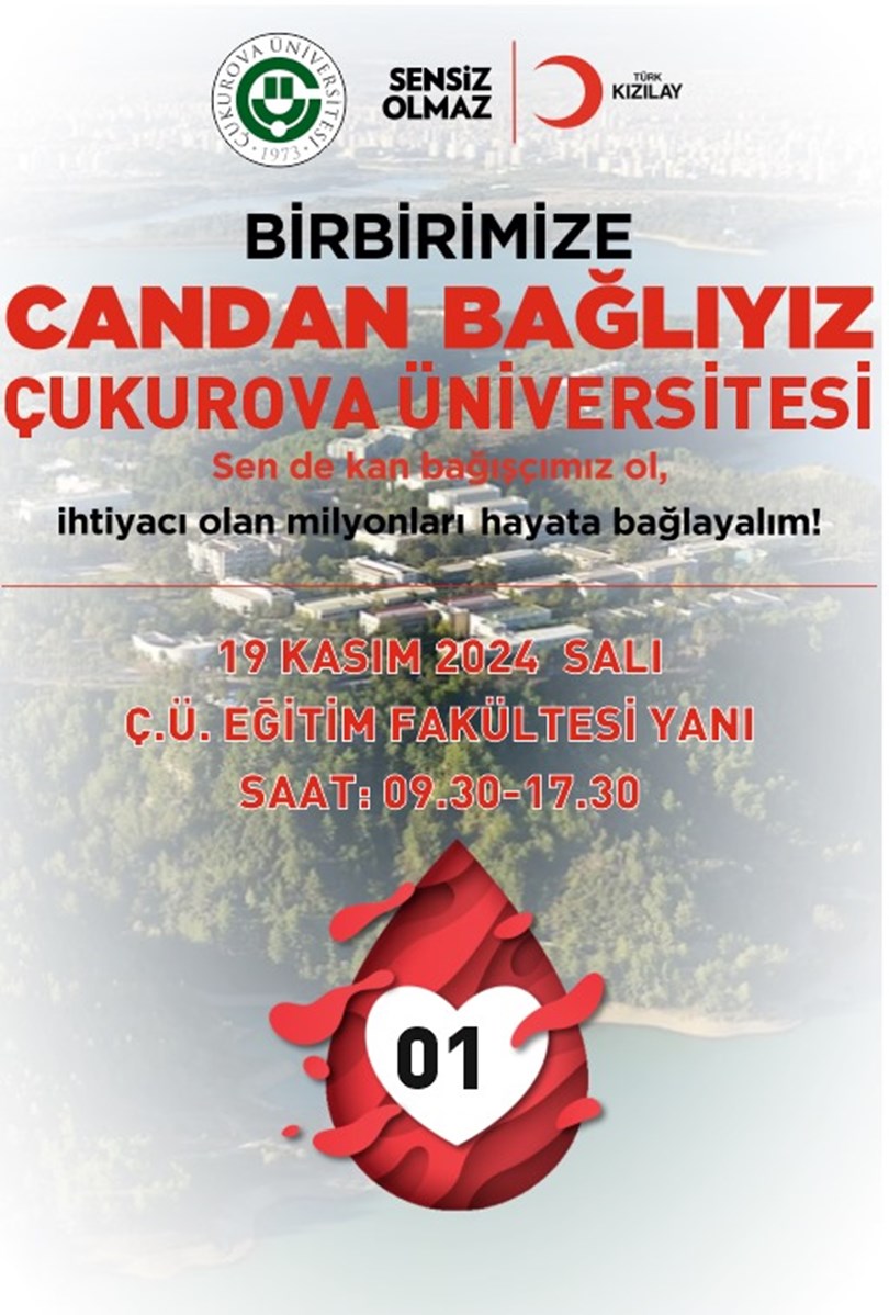 I. Çukurova Üniversitesi Kan Bağışı Şenliği