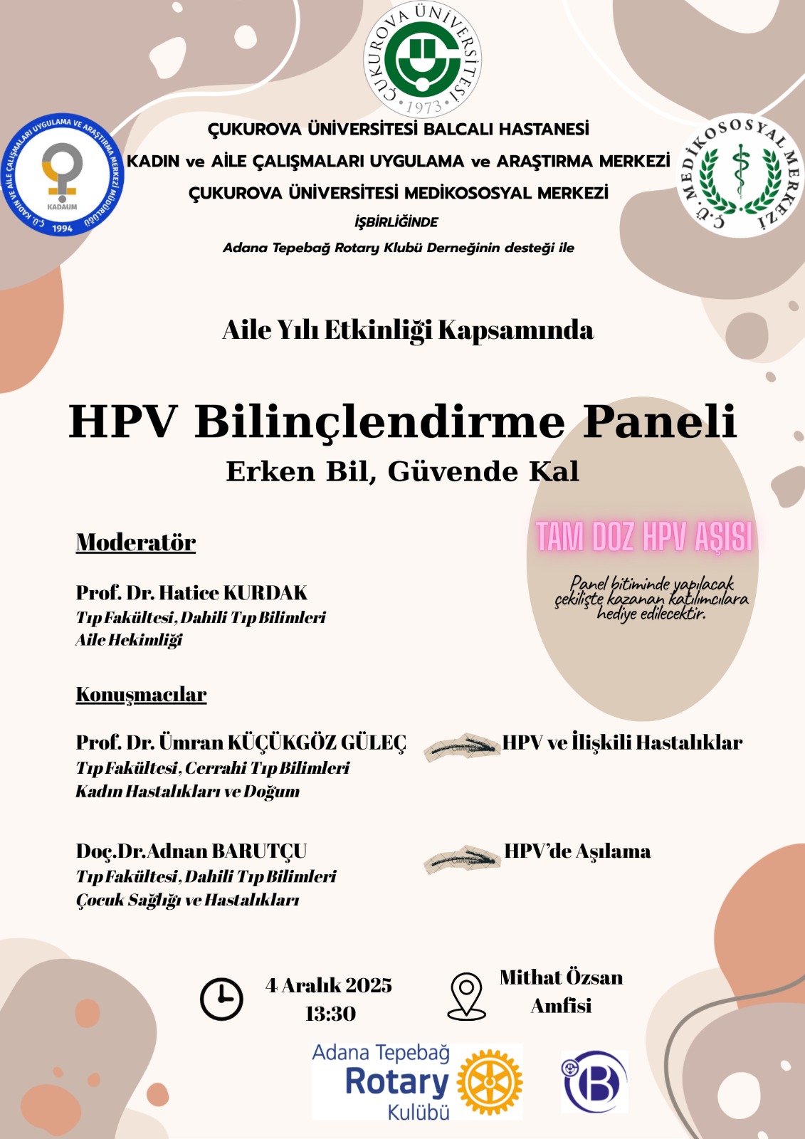 HPV Bilinçlendirme Paneli