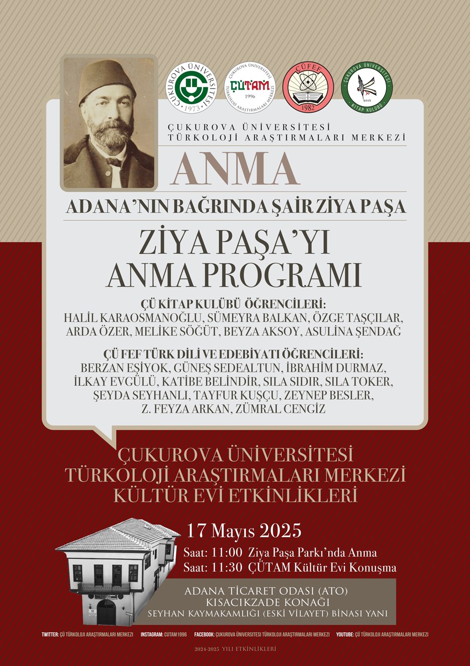 Ziya Paşa'yı Anma Programı