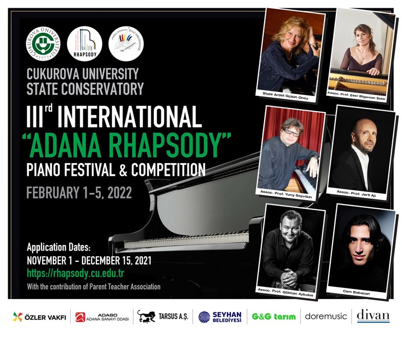 III. International "Adana Rhapsoy" Piano Festival & Competition