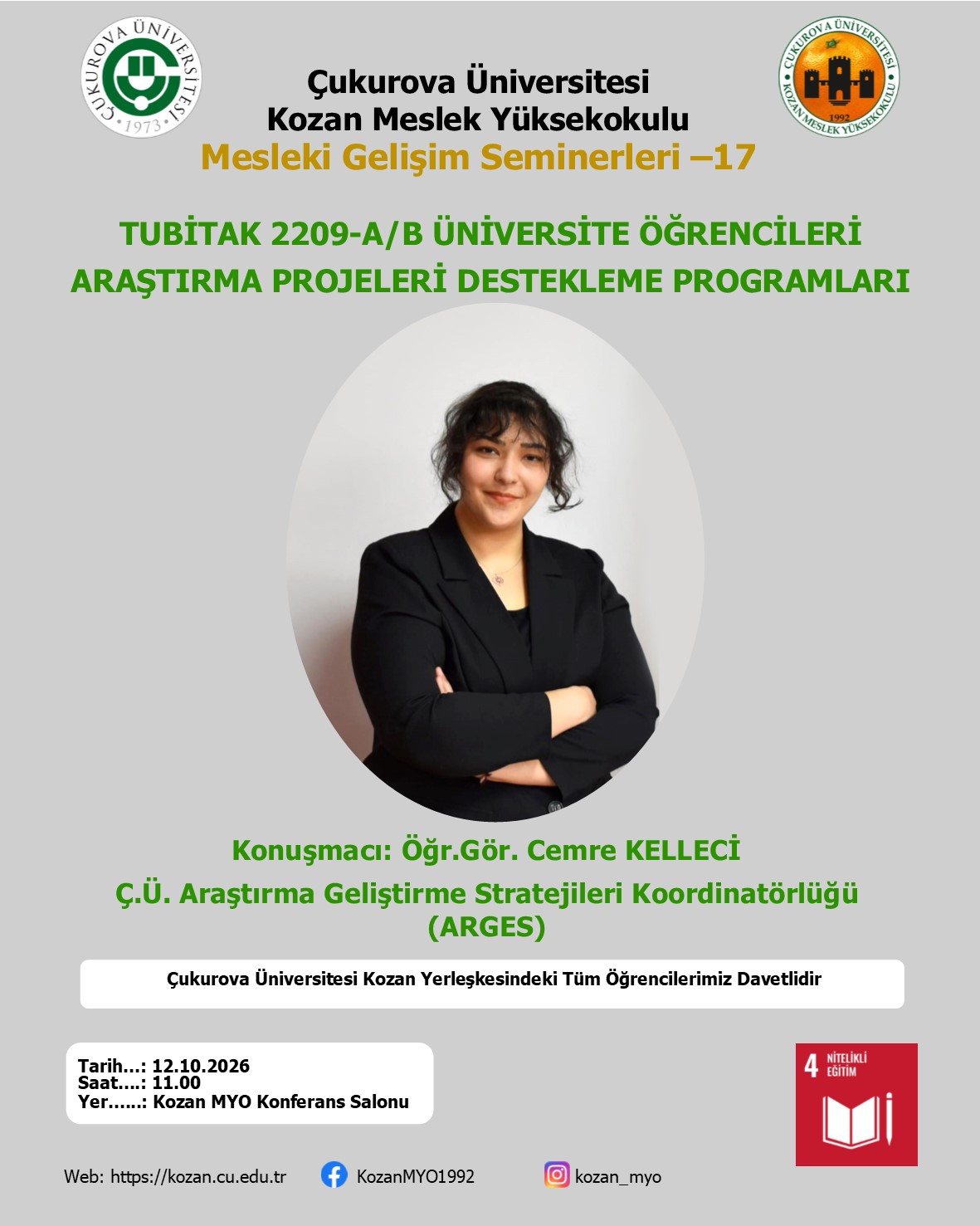 Tübitak 2209-A/B Üniversite Öğrencileri Araştırma Projeleri Destekleme Programları