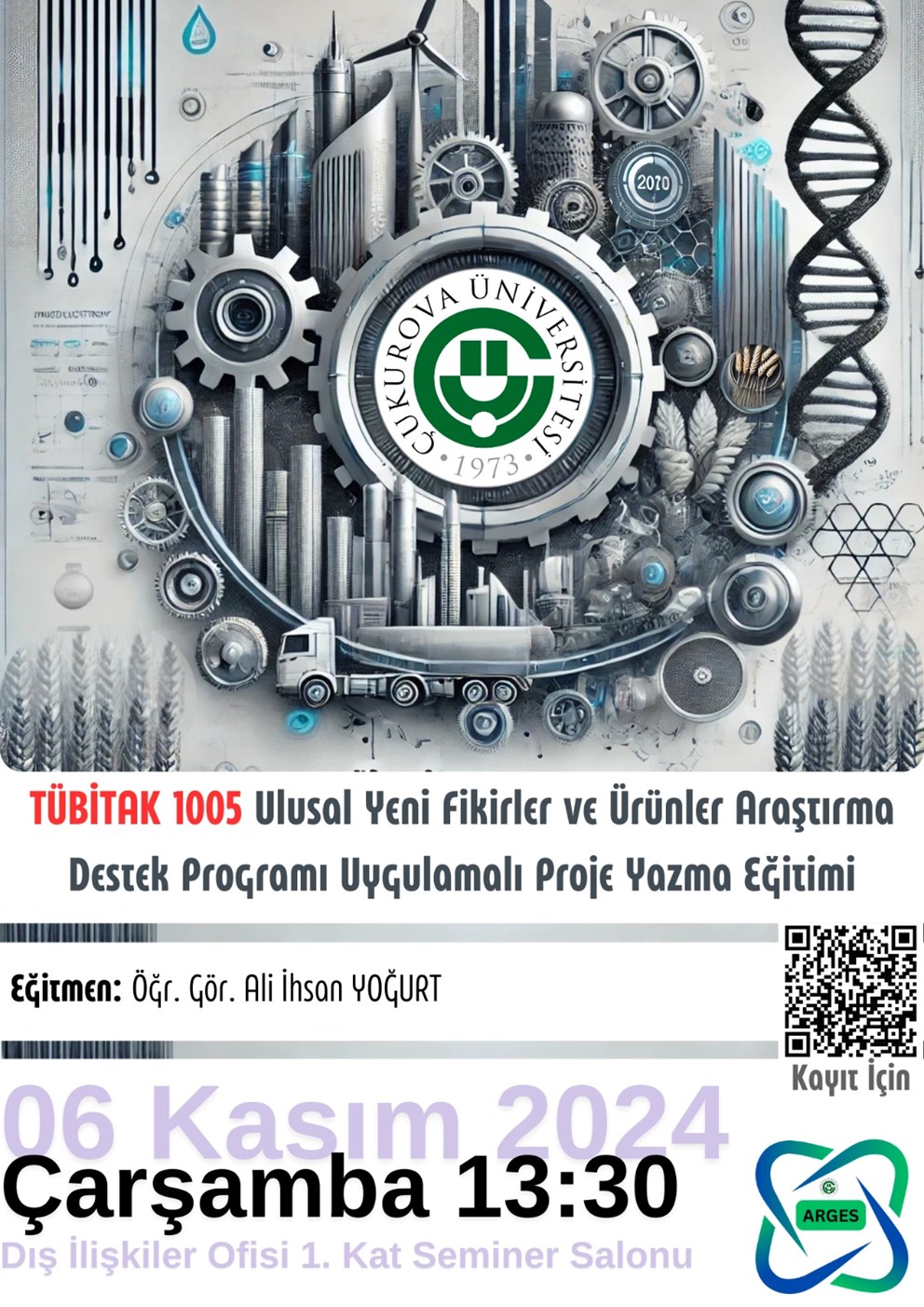  TUBİTAK 1005 Ulusal Yeni Fikirler ve Ürünler Araştırma Destek Programı Uygulamalı Proje Yazma Eğitimi